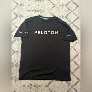 Peloton Century Club 100 Black Performance Workout T-Shirt Size M